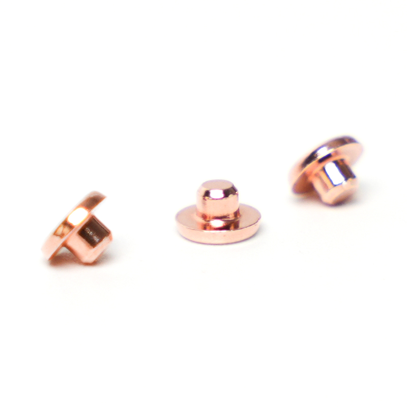 Bimetallic Rivets Silver Copper Contacts For Electrical Switches